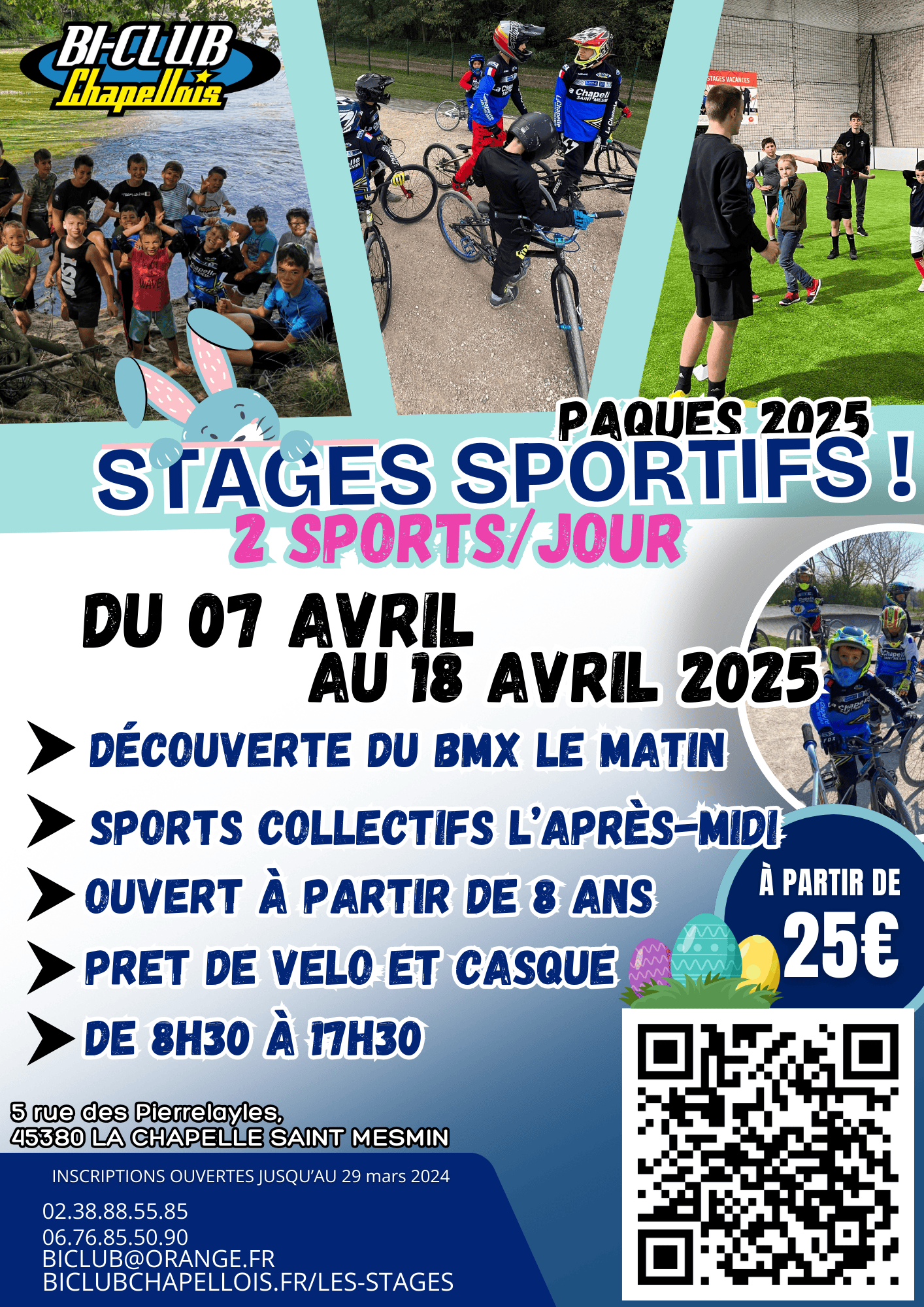 Stage vacances bmx 2025 avril Stage vacances bmx 2025 avril