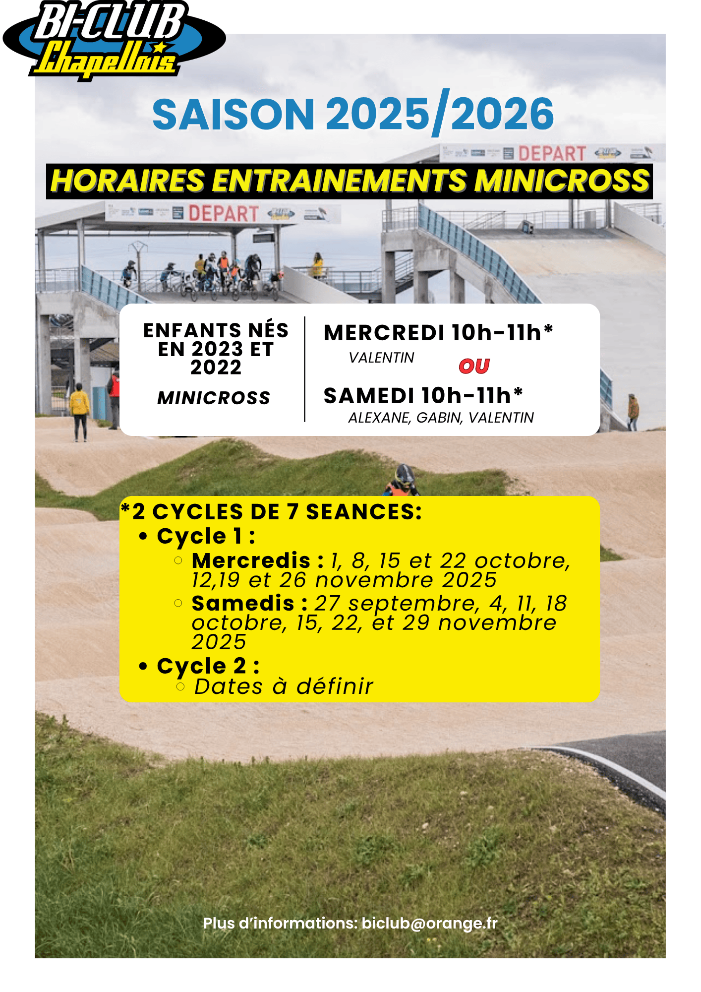Horaires 2025-2026 (2) Horaires 2025-2026 (2)